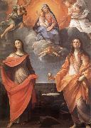 Annibale Carracci The Virgin appears before San Lucas and Holy Catalina china oil painting artist